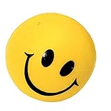 Bartl Happy Face 5 cm Stressball, Gesicht, Schwarz, Kind, 5 cm, 1 count
