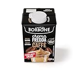 6 x Crema Fredda Caffè Borbone Coffee Cold Cream Coffee Drink Milk Based Cream with Coffee 550 ml + Italian Gourmet Polpa 400 g