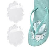 Gkumgwo Zehenschutz Für Flip-Flops | Zehenpolster Für Flip-Flops | Waschbare Selbstklebende Zehentrenner Transparente Stütze Stoßdämpfend Rutschfest Für Damen Herren Outdoor Reise