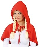 Faschingskostuem Damen Rotkäppchen-Cape unisize