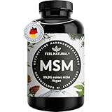 MSM Tabletten - 2000mg MSM (Methylsulfonylmethan) je Tagesdosis - 365 Tabletten (6 Monate) - Mit natürlichem Vitamin C aus Acerola - Hochdosiert, vegan, laborgeprüft, ohne unerwünschte Zusätze
