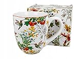 DUO FLORAL XXL Becher 1000 ml LINNEA New Bone China Porzellan