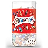 Celebrations Schokolade Großpackun als, Süßigkeiten, Mini-Schokoriegel Snacks (Maltesers, Galaxy, Snickers & mehr), Schokoladen Geschenk Idee mit Mini Schoko Pralinen, Süßigkeiten Box, 1435g