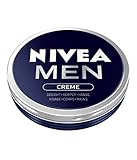 NIVEA MEN pflegende Hautcreme für intensive Feuchtigkeit,Hautpflege für Männer ideal für Körper, Gesicht und Hände, leichte Formel mit Vitamin E, NIVEA MEN Creme (75 ml)