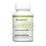 PlusVive - Magnesium 365 Kapseln hochdosiert 700mg aus Meerwasser mit Enzym Algen Matrix, Laborgeprüft, Vegan