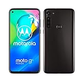 Motorola Moto G8 Power 6,4 Zoll FHD+ Zero Notch Display, Qualcomm Snapdragon SD665, 16MP Hauptkamera, 2MP Makro Kamera, 5000mAh Akku, Dual SIM, 4/64GB, Android 10, Smoke Black (Renewed)