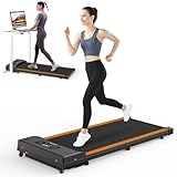 TODO Laufband für Zuhause, Walking Pad, Laufband Schreibtisch, Elektrisches Laufband für Büro，1-8 KM/H Geschwindigkeit einstellbar, 550W Motor mit Fernbedienung und LCD-Anzeige