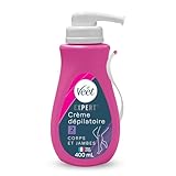 VEET Expert – Enthaarungscreme für hartnäckige Haare – Körper & Beine – Wirkt in 2 Minuten – 400 ml