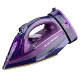 2400W Bügeleisen Powersteam Dampfbügeleisen Kabelloses Ultra Keramik-Bügelsohle, Cordless Steam Iron Antikalk, 360ml Wassertank, Tropfstopp, Vertikaldampf, Steam Iron (Lila)