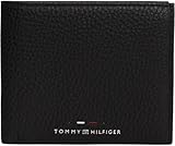 Tommy Hilfiger Herren Geldbeutel Premium aus Leder, Schwarz (Black), Einheitsgröße