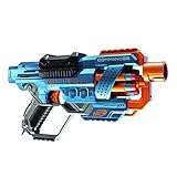 NERF Elite 2.0 Commander RD-6 Blaster, 12 Nerf Darts, 6-Dart Rotationstrommel, Tactical Rail Steckschienen, Befestigungspunkte, Acrylic, Mehrfarbig, 6.7 x 36.2 x 24.1 cm