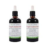 2x 100 ml Lugolsche Lösung 7% | Inhaltsstoffe in pharmazeutischer Qualität | 21% Lugols liquid Formulierung | 7 Prozent elementares Jod und 14% Kaliumjodid | Doppelpack | Heiltropfen®