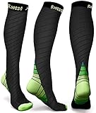 Rwest X Kompressionsstrümpfe für Damen und Herren, Kompressionsstrümpfe für Sport, Fitness, Laufen, Wandern, Reisen, Radfahren