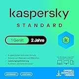 Kaspersky Standard Anti-Virus 2025 | 1 Gerät | 2 Jahre | Umfassender Schutz | Online-Banking Schutz | Leistungsoptimierung | PC/Mac/Mobile | Aktivierungscode per Email