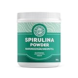 Vimergy Spirulina Pulver, 83 Einnahmen – Schnell Absorbierbares Spirulina Pulver Bio – Vegan Ohne Trennmittel, ohne Füll- oder Farbstoffe, Zucker, Gentechnik und Gluten (250g)