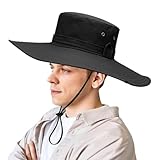 Fischerhut mit großer Krempe, faltbarer Fischerhut | Eimerhüte UV-Schutz - Bequemer Outdoor-UV-Schutzhut für den Garten, atmungsaktiver Sommer-UV-Schutz-Sonnenhut, breiter Krempe-Sonnenhut zum Wandern