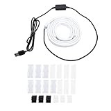 YUEHISY Computer -LED -Strip -Licht, Synchronisierung mit der Farbe Ihres Displays in Echtzeit, Hintergrundbeleuchtung für Ambiente, Zum Spielen von Computer oder PC
