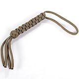 Leprera Quadrat geflochtenes Messer Lanyard - Khaki