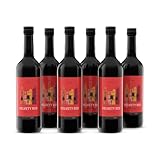 by Amazon 'Velvety Red' Spanischer Rotwein Trocken, 75 cl, 6 Stück