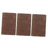 DECOMELODY 72 Stück BBQ-anzünder-wachsblock Feuerstartersteine Feueranzünder Für Den Innenbereich Lagerfeueranzünder Feuerstelle Zubehör Feuerstelle Im Freien Kaminanzünder Light Brown Holz