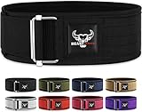 Beast Rage Gewichthebergürtel Auto Lock Trainingsgürtel Krafttraining Fitness Powerlifting Gepolsterter Fitnessstudio Bodybuilding Gürtel Männer & Frauen Kreuzheben Workout