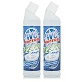 HiGloss WC-Haftreiniger-Gel 2x750ml I Schnellwirkformel gegen hartnäckigen Schmutz, Kalkablagerungen & Urinstein I hygienische Sauberkeit, langanhaltende Frische (Ocean)