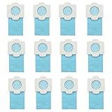 12 x Staubsaugerbeutel, für Makita Werkzeug Gmbh Papierfilter für Makita CL072D、CL102D、CL105D、CL107D、CL121D、CL142FD、CL182FD、CL184D、CL282FD、4093D、4073D、4072D、4076D (12)