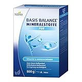 Hübner BASIS BALANCE MINERALSTOFFE PUR in Pulverform | Nahrungsergänzungsmittel | Basische Mineralstoffe für Vitalität und Ausgeglichenheit | Neutraler Geschmack | Vegan