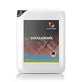 Douglasienöl Douglasien-Öl I 5 Liter I Terrassenöl Lärchenöl Holzöl Douglasien Öl Holzschutz I Farblos Innen&Außen I Wasser & Schmutzabweisend I Honigtönend I Farbenhaft® EF.20