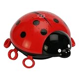 ANSMANN Sternenlicht Marienkäfer LED Sternenhimmel-Projektor Nachtlicht Lampe Einschlafhilfe für Baby/Kinder/Erwachsene, oder auch als Still-Licht - geprüfte Materialien, Rot