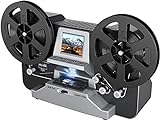 DIGITNOW!Super 8 Filmscanner,Normal Video 8 Digitalisierer,Converts Filmrollen in Digitales MPEG HD1080P,inkl. 32 GB Speicherkarte und 2,4' LCD MovieMaker/Film Digitize,Grau