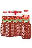 granini Trinkgenuss Tomate (6 x 1l), 100% Saft und Meersalz, Tomatensaft, natürlich, vegan, mit Pfand