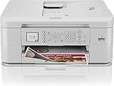 Brother MFC-J1010DW 4-in-1 Farbtintenstrahl-Multifunktionsgerät (Drucker, Scanner, Kopierer, Fax) Weiss 400 x 172 x 343 mm