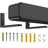 notiela Breite Soundbar-Halterungen unter dem Fernseher für Samsung, Bose, Sony, Vizio, LG, Roku AMD und mehr Soundbar, Wandhalterung für Dolby Atmos Soundbar, Regal bis zu 13,6 kg, einfach zu