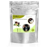Luxofit Veganes Protein Eiweiß Pulver Zuckerfrei, mit fruchtigem Aroma, Natürliche Farbstoffe, Ernährungsergänzung, Eiweißdrink mit Fruchtgeschmack (10 Kg, Maracuja)