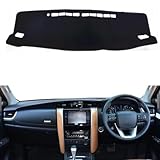 WSDZIOSG Passend für Toyota Fortuner 2016–2018, Armaturenbrett-Abdeckung, Auto-Teppich, Armaturenbrett-Abdeckung, Armaturenbrett-Abdeckung, Autozubehör