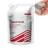 Reparaturmörtel, 2 Beutel 500ml Betonrissreparatur, Reparaturpflaster für Betonrisse, Rissiger Fliesenfüller, Asphaltpflaster für Betonreparatur, Dächer, Einfahrten