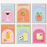 YALKIN 6 Stück Malen Nach Zahlen Erwachsene, Paint by Numbers Malen Nach Zahlen, DIY Landschaft mit Pinseln und Acrylfarben Handgemalt Ölgemälde Leinwand für Home Décor, Ohne Rahmen (20x30cm)