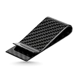 Carbon Fiber Geldklammer, Geldschein Organizer Herren Geldscheinklammer Schwarz,Money Clip zum Männer und Frauen für Geldscheine Visitenkarte Kreditkarte (Carbon Fiber)