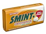 Smint Defensive Clean Breath, Metall-Dose enthält 50 Pastillen mit Orangen-Minz Geschmack, zuckerfreie Dragees mit Zink & Vitamin C (1 x 50 Stück)