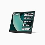 LG gram +View 17MT70, 17 Zoll Portable Monitor, 16:10, WQXGA 2.560x1.600, DCI-P3 99%, 350 cd/m² Helligkeit, USB Typ-C