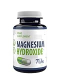 Magnesiumhydroxid 500mg 120 vegane Kapseln Drittanbieter Labor getestet Hochfestes Nahrungsergänzungsmittel