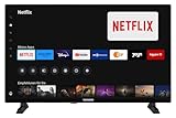 Telefunken Fernseher 32 Zoll Smart TV powered by TiVo (Full HD, HDR, Triple-Tuner, 6 Monate HD+ inkl.) XF32TO750S