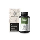 NATURE LOVE® Enzym Komplex - 120 Kapseln - inkl. Lipase & α-Amylase | mit Bromelain, Rutin, Cellulase und Inulin - Verdauungsenzyme (Digestive Enzyme) im 4 Monatsvorrat - vegan, laborgeprüft