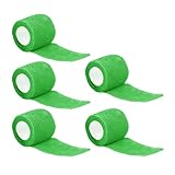 MALSSE 5 Stück elastische kohäsive Bandagen Klebebandage, flexibles erstes medizinisches Klebeband für Sport, Fitness, Schmerzen
