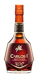 CARLOS I Brandy aus Jerez Solera Gran Reserva | Hergestellt aus Trauben nach dem Criadera- und Solera-Verfahren und gereift in alten Jerez-Fässern. Alkoholgehalt: 40 %. Flasche: 70 cl.