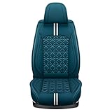 JTNDSHDP Auto Schonbezüge für Chrysler Grand Cherokee 2007-2012,Leder Autositzbezüge Vordersitze und Rückbank Autositzkissen Sitzschoner Autozubehör,A-Standard Edition Blue