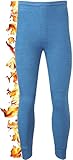 ZRWASKA® Extreme Thermounterwäsche für Herren, lange Unterhose, warme Unterhose, Winter-Thermohose, Baselayer, Kleidung, Herren-Leggings, Größe S-XXL, Blau (Long Johns), 34-37