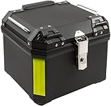 SEVICO Motorradkoffer Top-Case Roller und Motorrad Koffer Motorradtasche Helmkoffer für Roller Universal Topcase Top Back Box Motorrad oder Quad X13 42x38x29,5cm 45 L