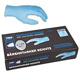 G.I.V. - Reinigungstechnik 3x100 Nitril Einweghandschuhe Größe L, Latexfreie & Puderfreie Handschuhe - Hygienische Einmalhandschuhe Sicher & reißfest -Nitrilhandschuhe für alle Gewerbe & Heimgebrauch